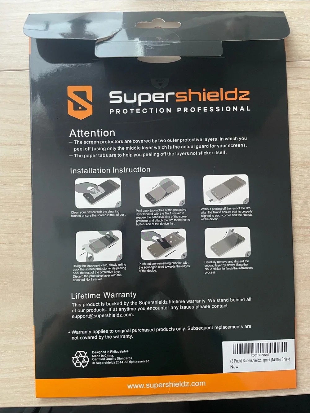Orange Screen Protector for Tablets & Accessories